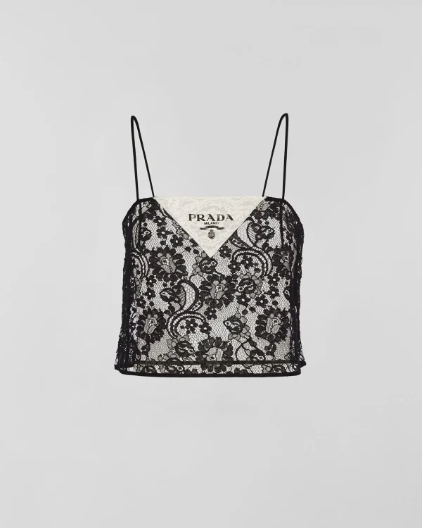 Shirts And Tops*Prada Lace top Black