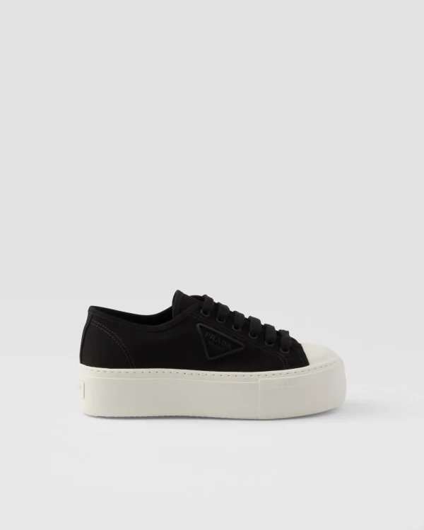 Sneakers*Prada Laced fabric sneakers Black