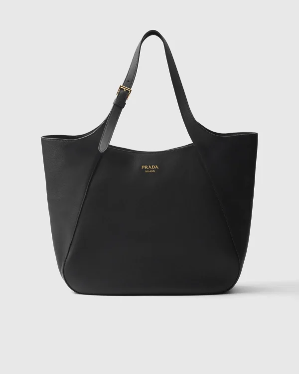 Briefcases | Briefcases*Prada Large leather tote bag Black