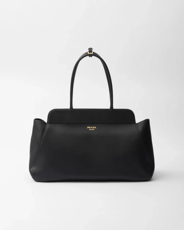 Briefcases | Briefcases*Prada Large leather tote bag Black