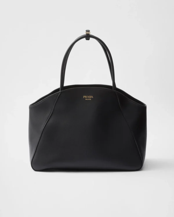 Briefcases | Briefcases*Prada Large leather tote bag Black