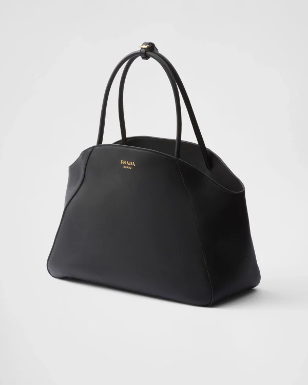 Briefcases | Briefcases*Prada Large leather tote bag Black