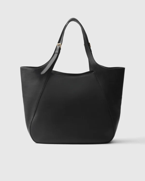 Briefcases | Briefcases*Prada Large leather tote bag Black