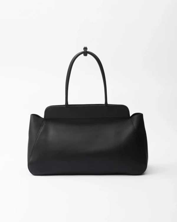 Briefcases | Briefcases*Prada Large leather tote bag Black