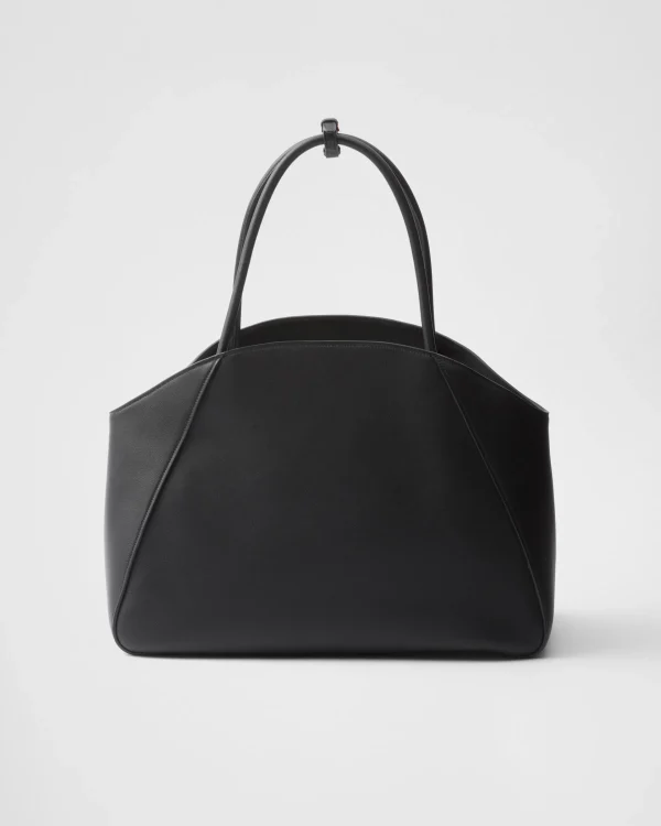 Briefcases | Briefcases*Prada Large leather tote bag Black