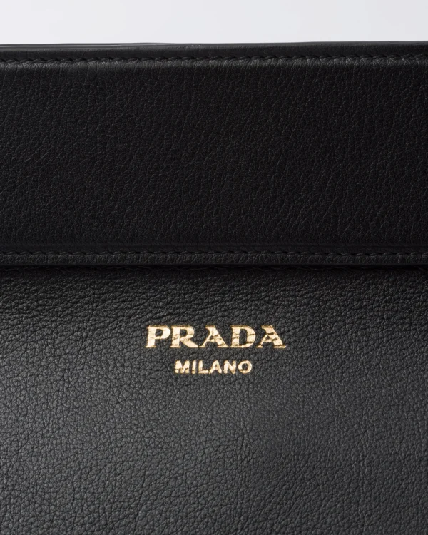 Briefcases | Briefcases*Prada Large leather tote bag Black