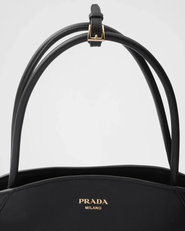 Briefcases | Briefcases*Prada Large leather tote bag Black