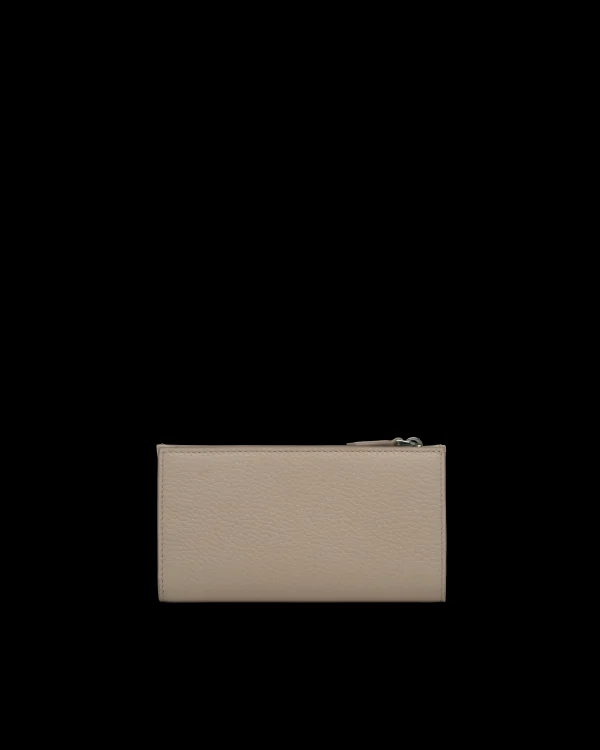 Large Wallets*Prada Large leather wallet Claygrey