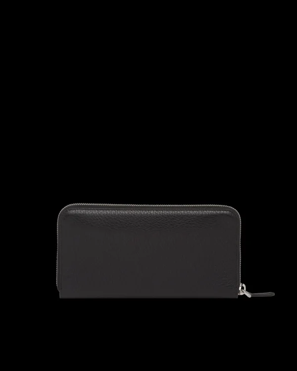 Large Wallets*Prada Large leather wallet Black