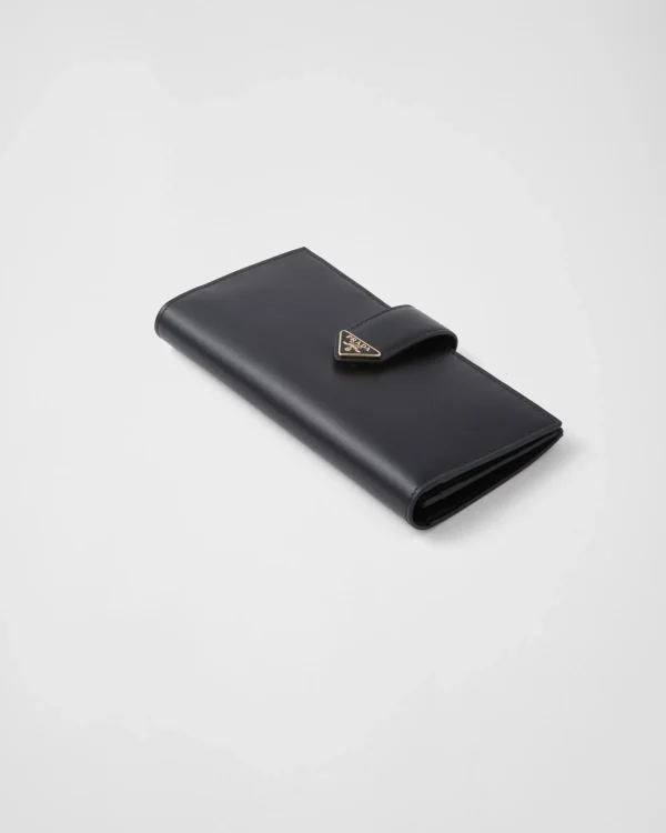 Large Wallets*Prada Large leather wallet Black