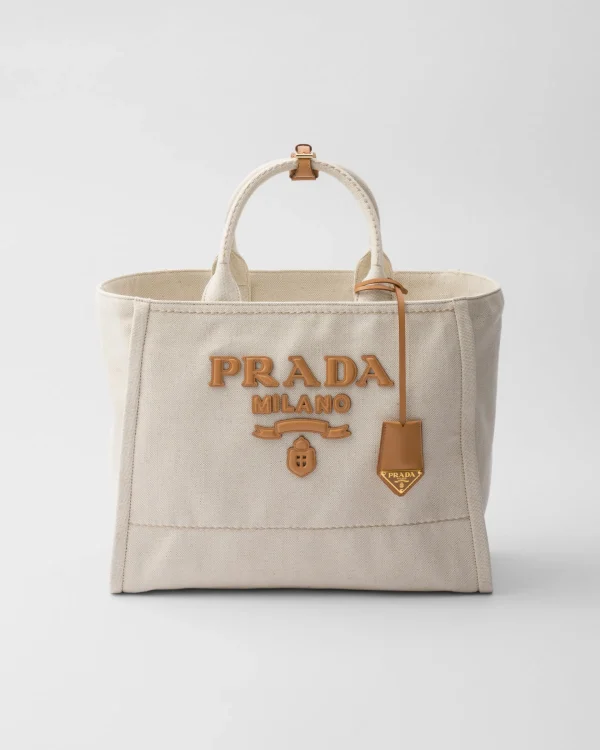 Totes | Totes*Prada Large linen blend tote bag Natural