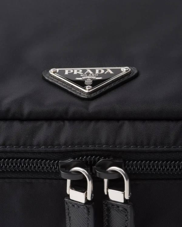 Pouches*Prada Large Re-Nylon zipper pouch Black