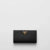 Large Wallets*Prada Large Saffiano leather wallet Black