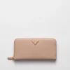 Large Wallets*Prada Large Saffiano Leather Wallet Powderpink