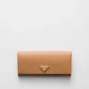 Large Wallets*Prada Large Saffiano Leather Wallet Natural