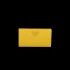 Large Wallets*Prada Large Saffiano leather wallet Sunnyyellow