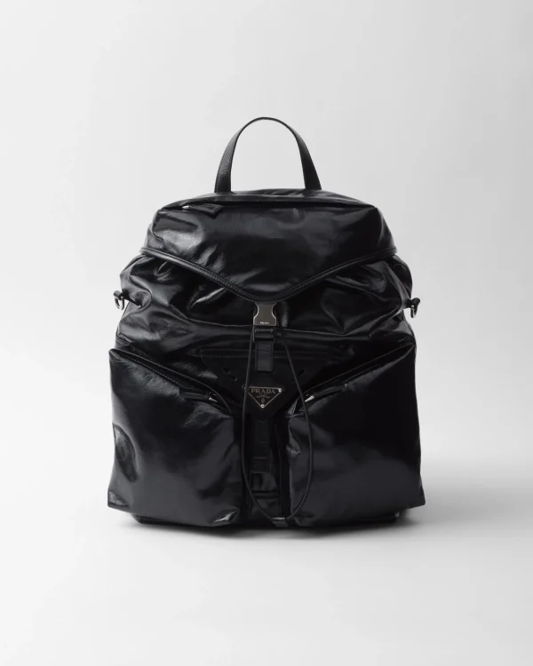 Backpacks And Belt Bags*Prada Leather backpack Black