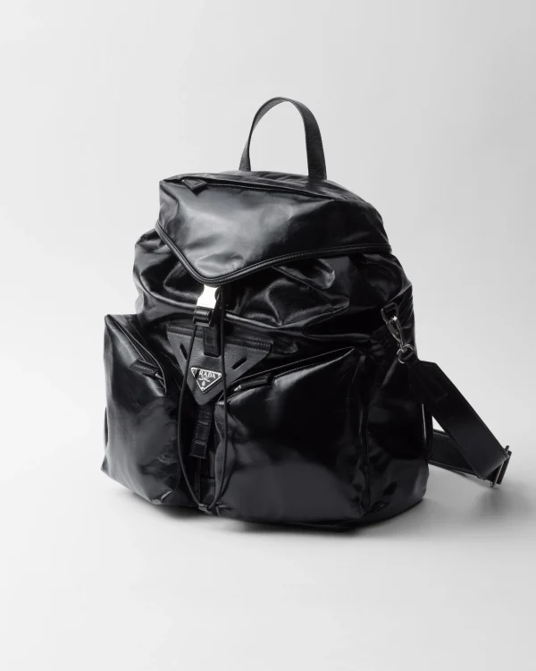 Backpacks And Belt Bags*Prada Leather backpack Black