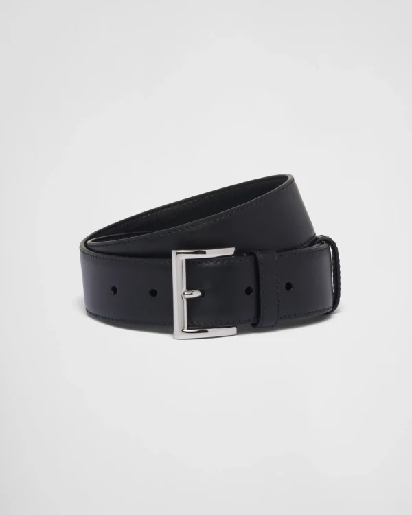 Belts*Prada Leather belt Black