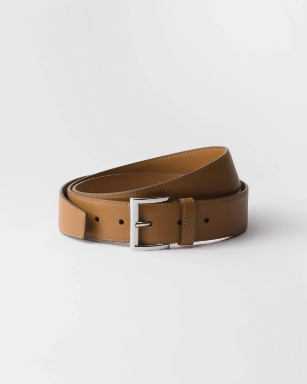 Belts*Prada Leather belt Caramel