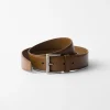 Belts*Prada Leather belt Hazelnut