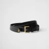 Belts*Prada Leather belt Black