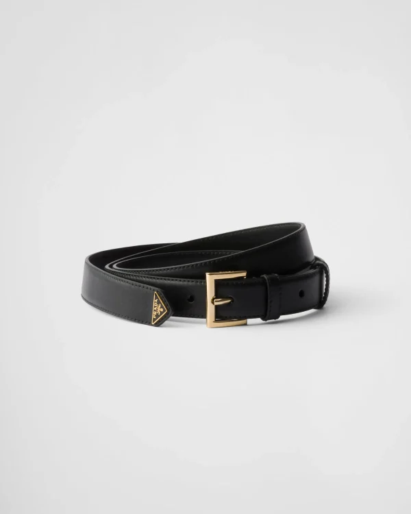 Belts*Prada Leather belt Black