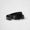 Belts*Prada Leather belt Black