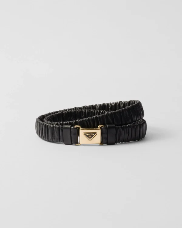 Belts*Prada Leather belt Black