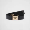 Belts*Prada Leather belt Black