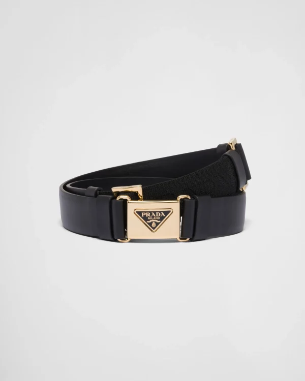 Belts*Prada Leather belt Black