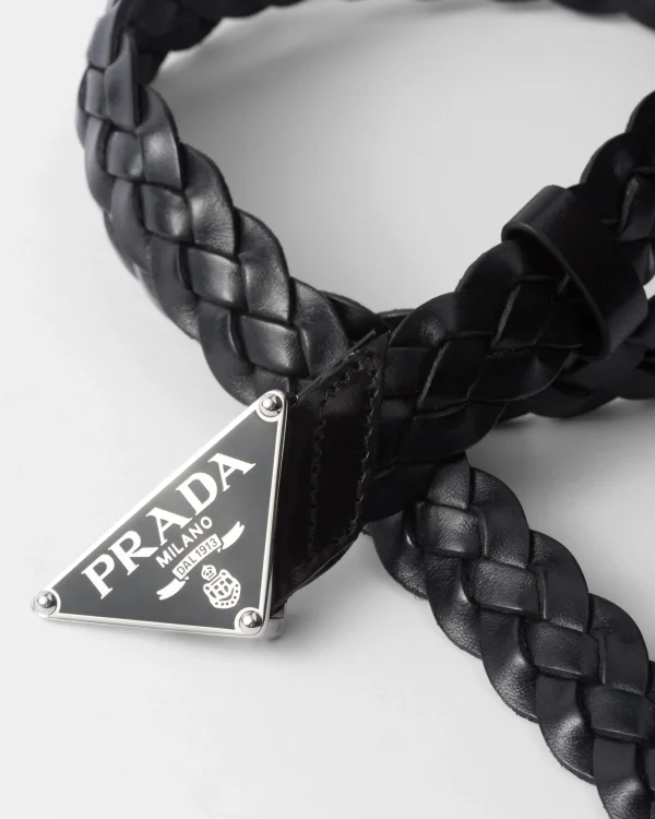 Belts*Prada Leather belt Black