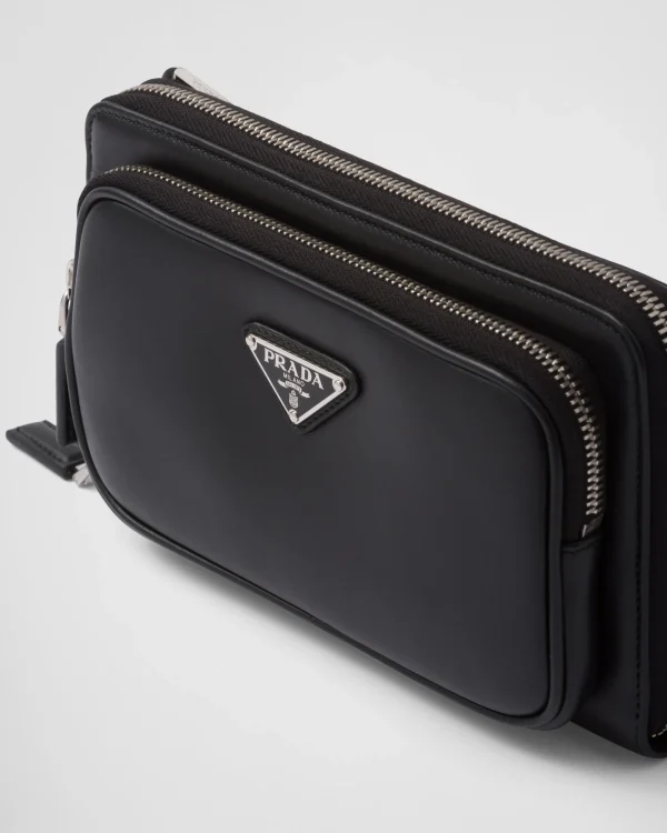 Backpacks And Belt Bags | Messenger Bags*Prada Leather belt bag Black