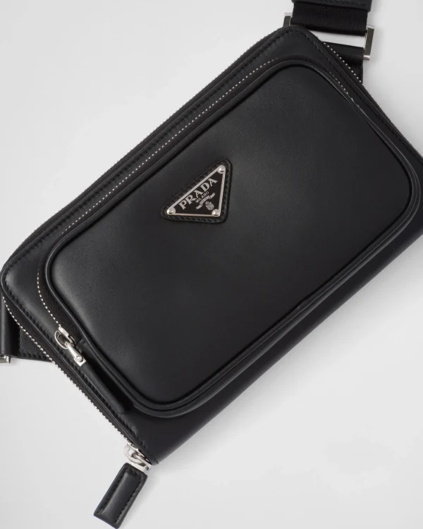 Backpacks And Belt Bags | Messenger Bags*Prada Leather belt bag Black