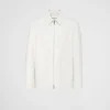 Leather Clothing*Prada Leather blouson jacket White