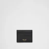 Card Holders*Prada Leather card holder Black