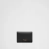 Card Holders*Prada Leather card holder Black