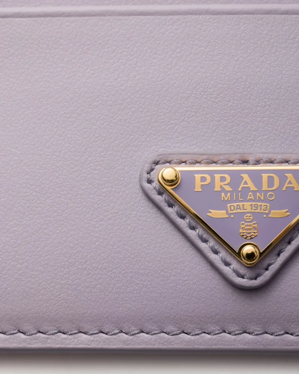 Card Holders*Prada Leather card holder Wisteria