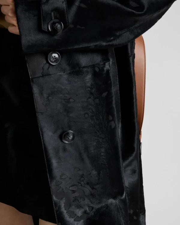 Leather Clothing*Prada Leather coat Black