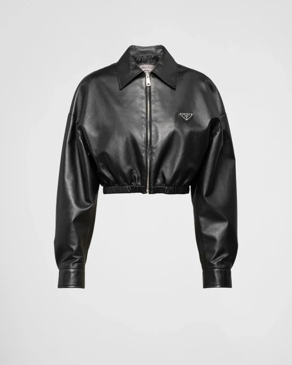 Leather Clothing*Prada Leather jacket Black