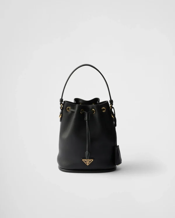 Mini Bags | Mini Bags*Prada Leather mini bag Black