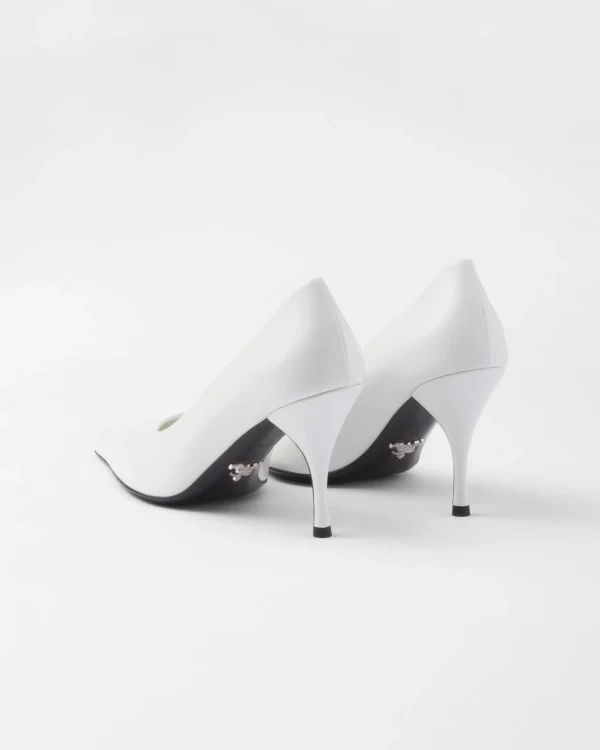 Pumps And Ballerinas*Prada Leather pumps White