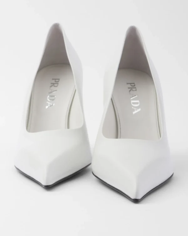 Pumps And Ballerinas*Prada Leather pumps White