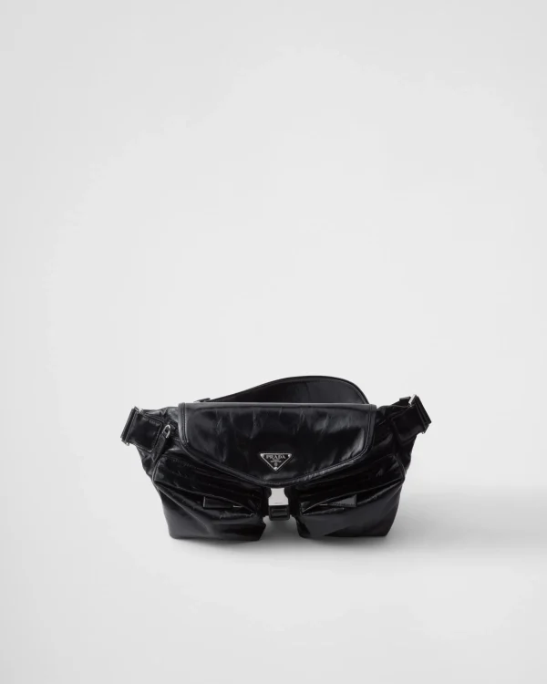 Backpacks And Belt Bags | Messenger Bags*Prada Leather shoulder bag Black