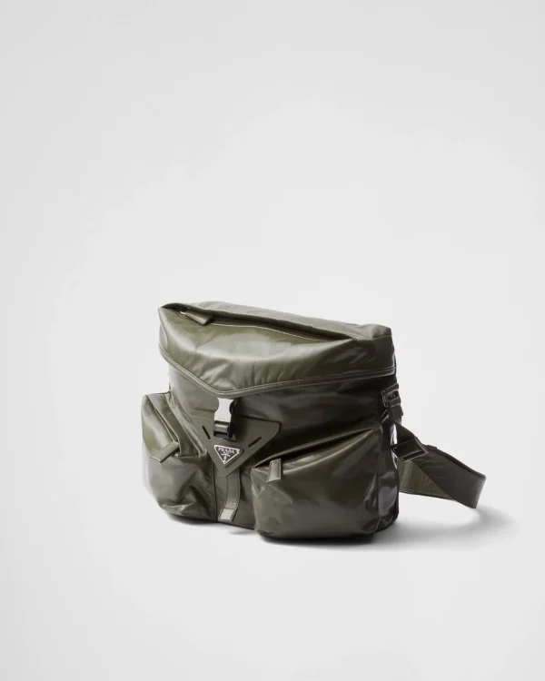 Messenger Bags*Prada Leather shoulder bag Lodengreen