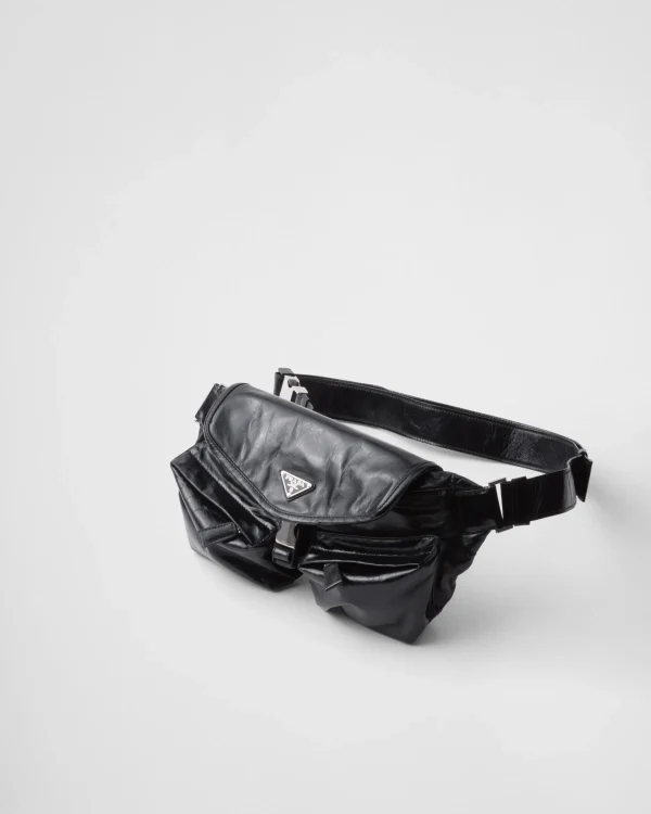 Backpacks And Belt Bags | Messenger Bags*Prada Leather shoulder bag Black