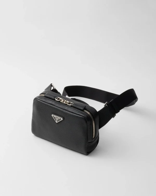 Backpacks And Belt Bags | Messenger Bags*Prada Leather shoulder bag Black