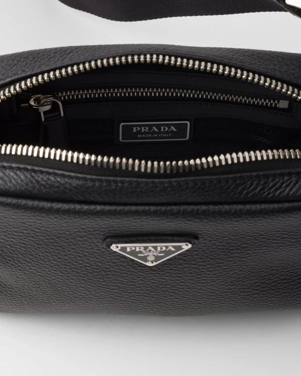 Backpacks And Belt Bags | Messenger Bags*Prada Leather shoulder bag Black