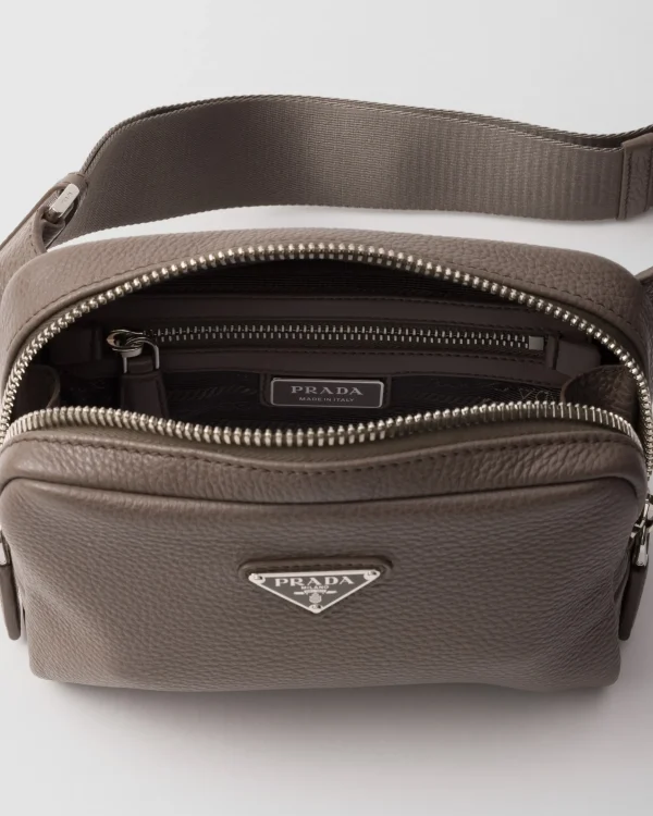 Backpacks And Belt Bags | Messenger Bags*Prada Leather shoulder bag Bamboogray