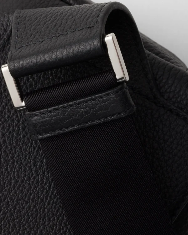 Backpacks And Belt Bags | Messenger Bags*Prada Leather shoulder bag Black